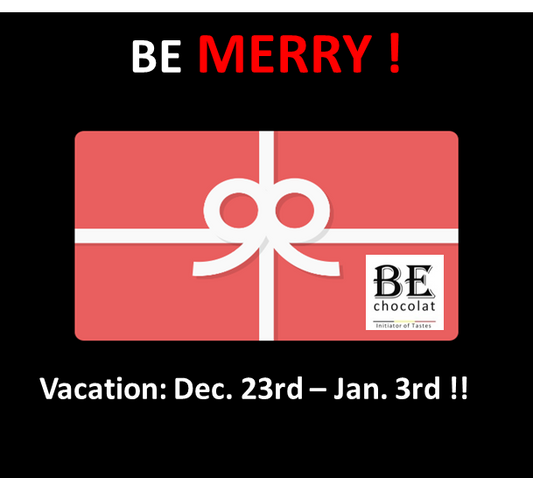 Vacation: Dec. 23rd - Jan. 3rd