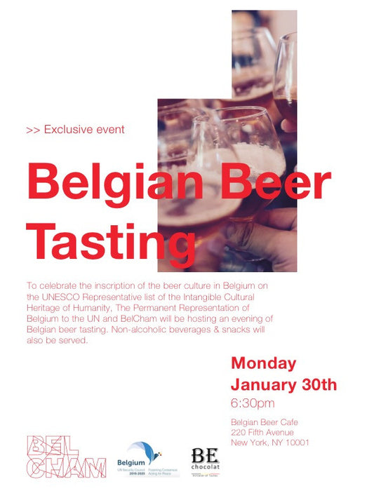 UNESCO Celebration - Belgian Beer Tasting