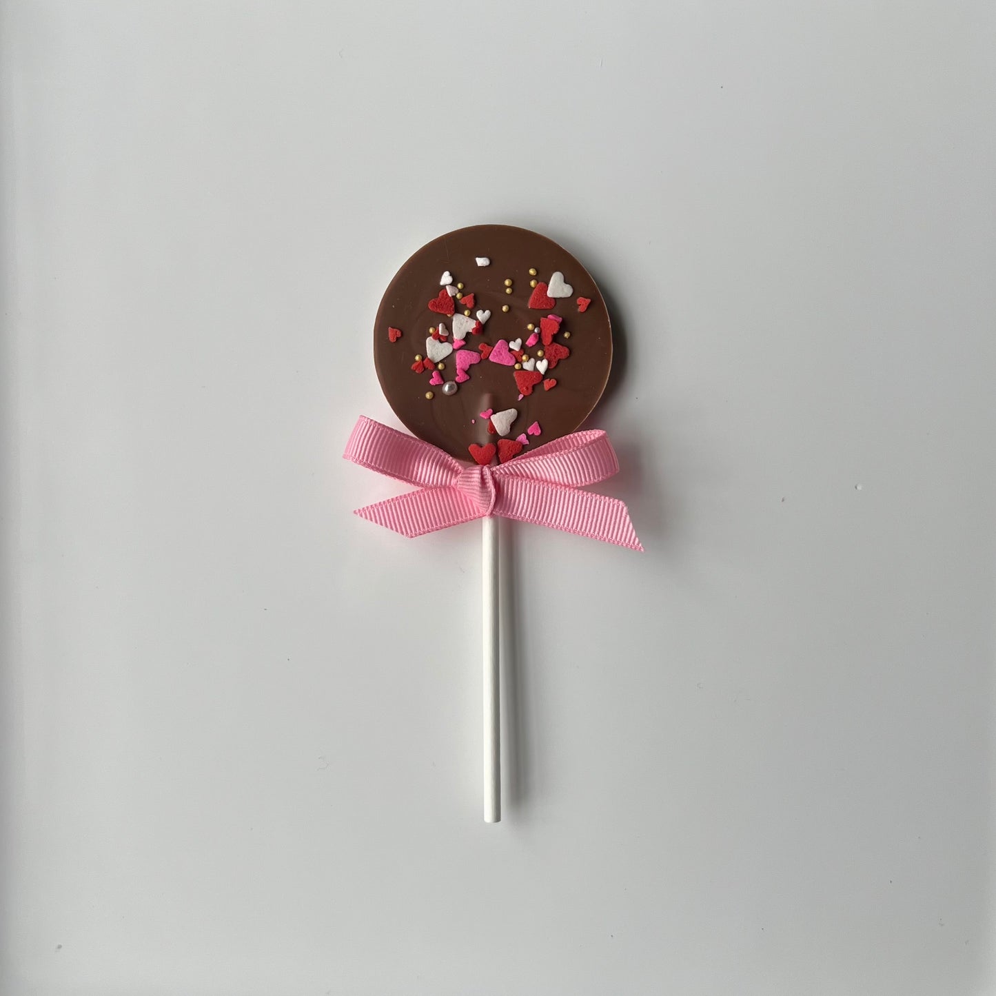 Lollipop circle with colorful sprinkles