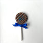 Lollipop circle with colorful sprinkles (milk chocolate)
