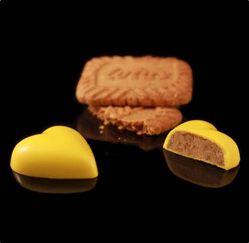 Biscoff® crunchy cookie - Yellow Heart